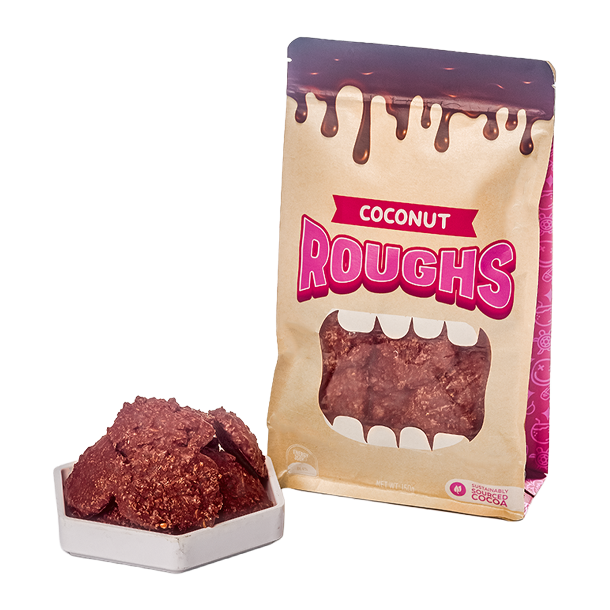 Choc'd Full Coconut Rough 150g