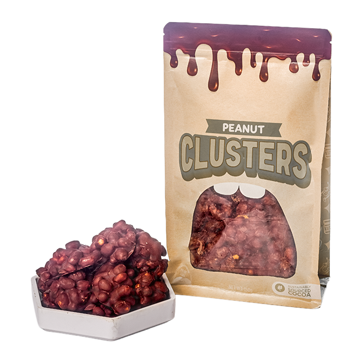 Choc'd Full Peanut Cluster 150g