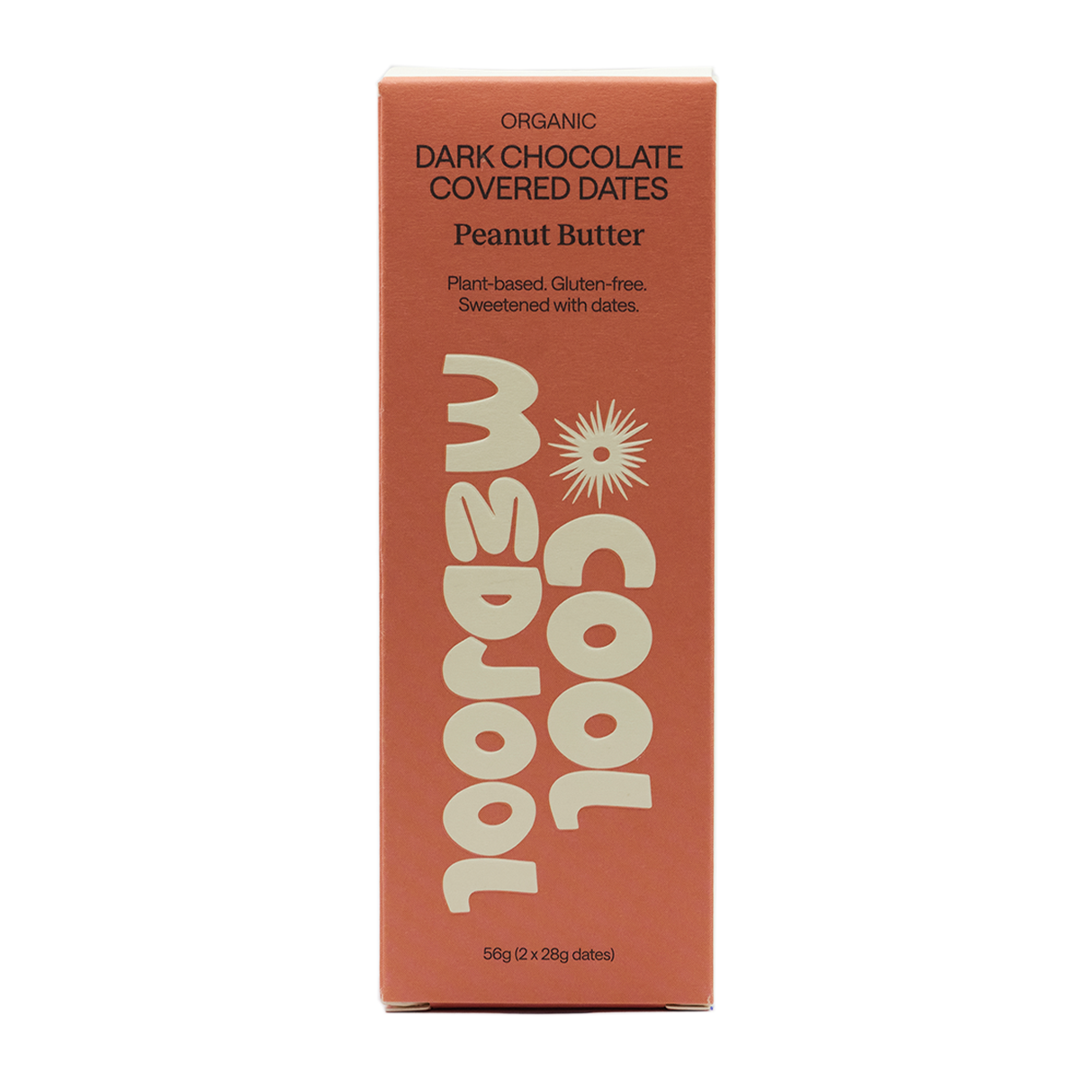 Cool Medjool Peanut Butter Organic Dark Chocolate Covered Dates x2 56g
