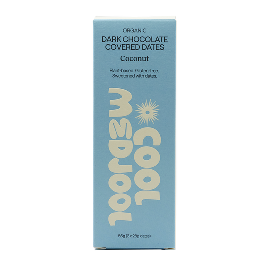 Cool Medjool Coconut Organic Dark Chocolate Covered Dates x2 56g