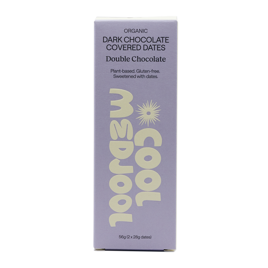 Cool Medjool Double Chocolate Organic Dark Chocolate Covered Dates x2 56g