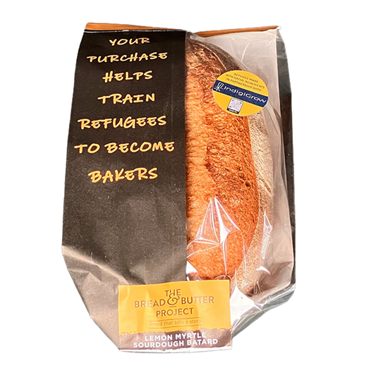 The Bread & Butter Project Lemon Myrtle Sourdough Batard 700g