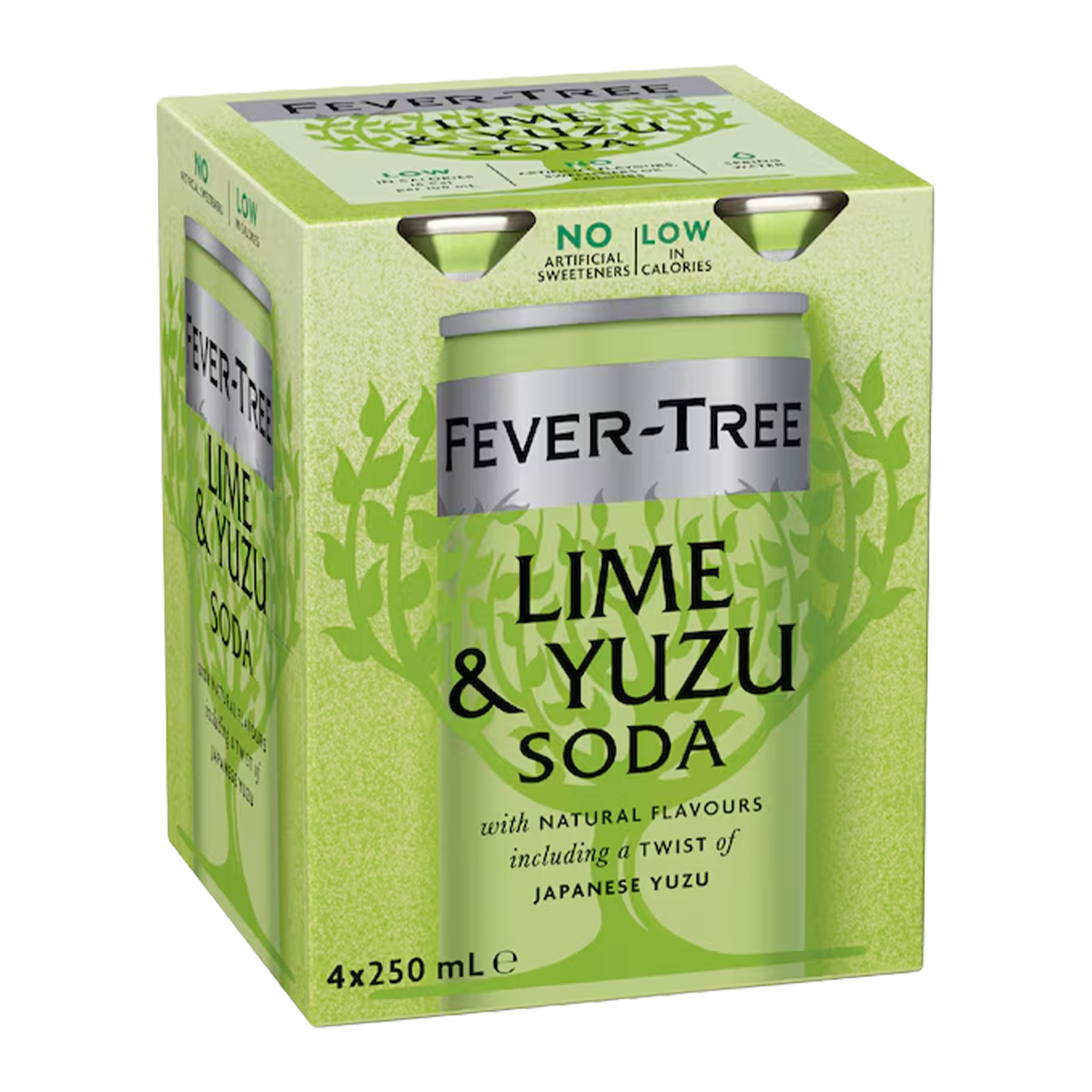 Fever Tree Lime and Yuzu Soda x4 250ml
