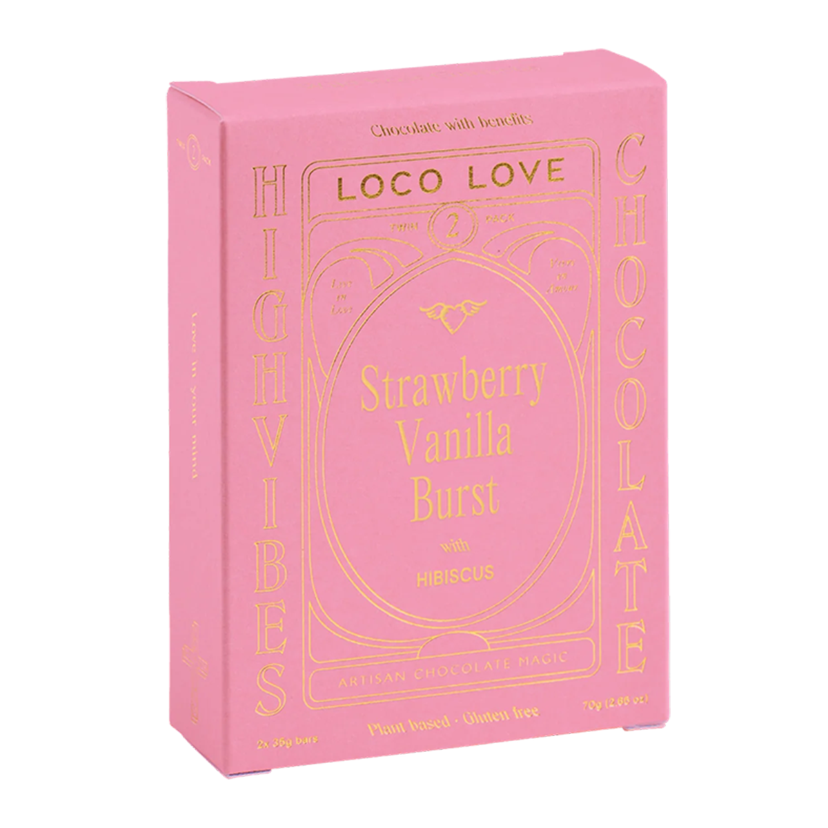 Loco Love Strawberry Vanilla Burst with Hibiscus Twin 70g