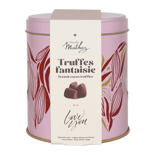 Chocolate Mathez Fantaisie Love Truffles Tin 250g