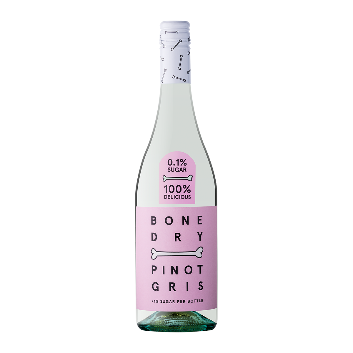 Bone Dry Pinot Gris Wine 750ml