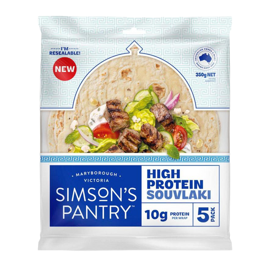 Simson's Pantry High Protein Souvlaki x5 350g