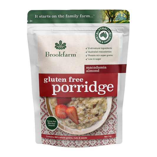 Brookfarm Gluten Free Macadamia Almond Porridge 1kg