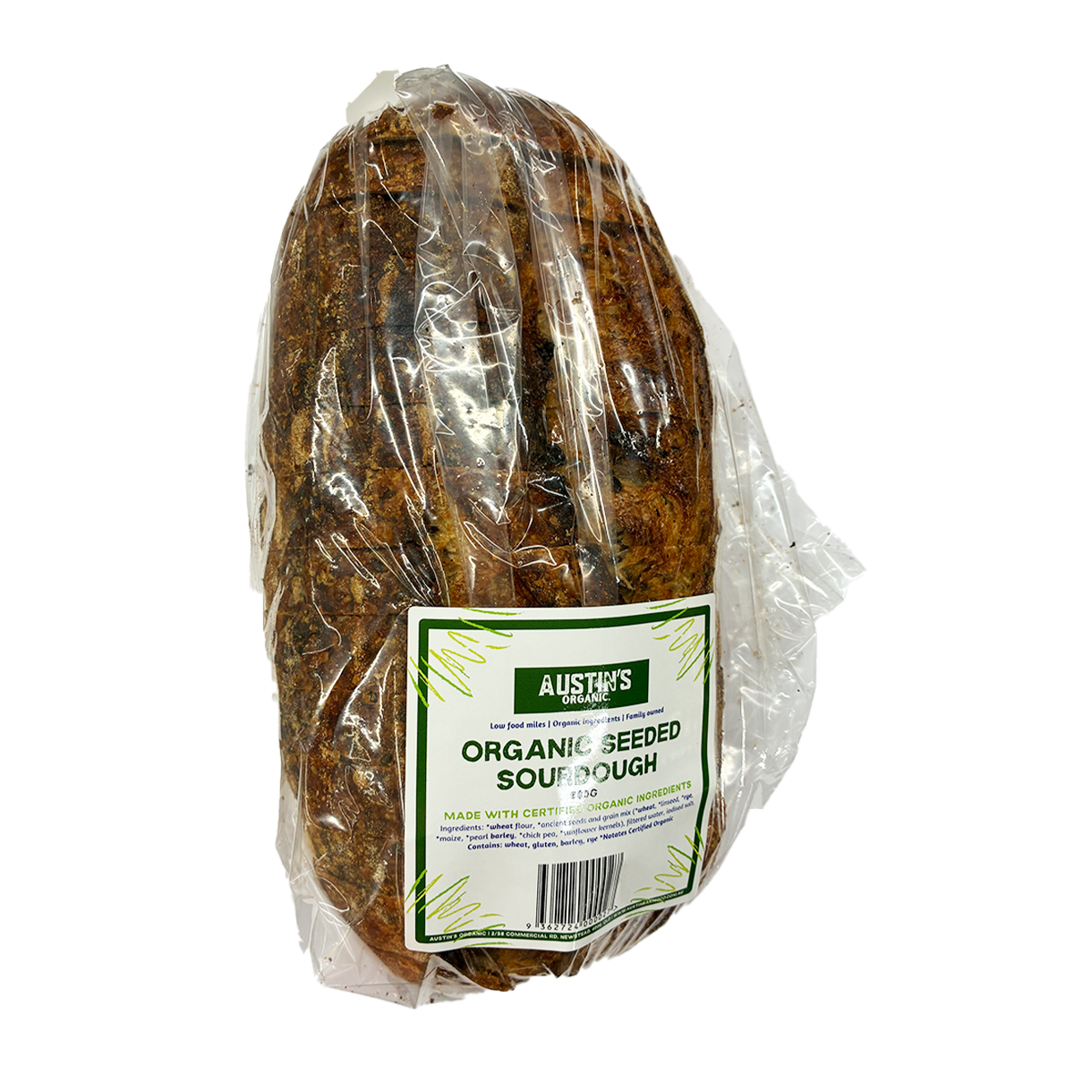 Austin's Organic Seeded Sourdough Bread 680g