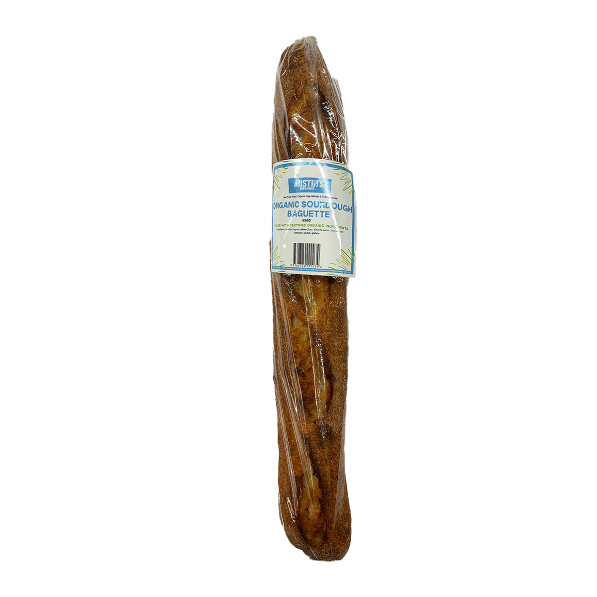 Austin's Organic Sourdough Baguette 450g