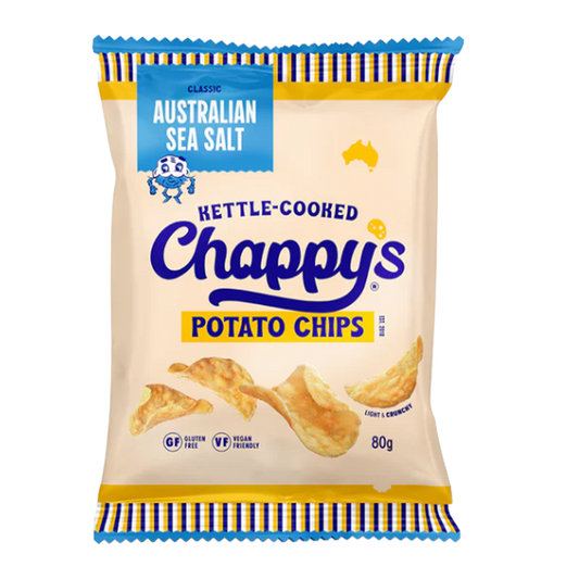 Chappy's Australian Sea Salt Potato Chips 80g