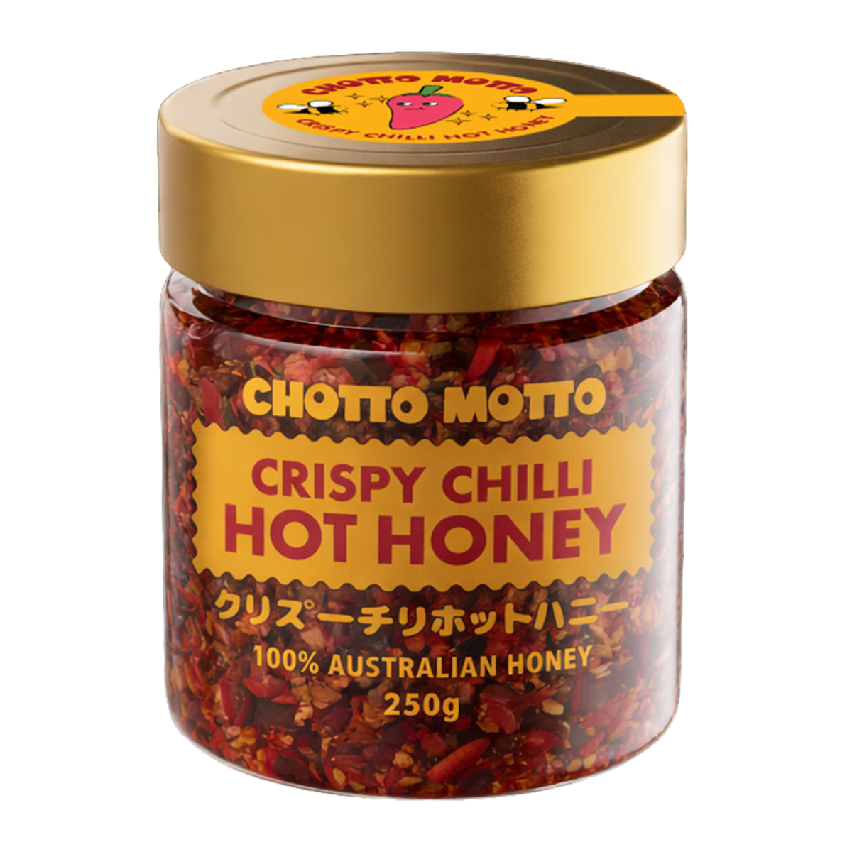 Chotto Motto Crispy Chilli Hot Honey 250g