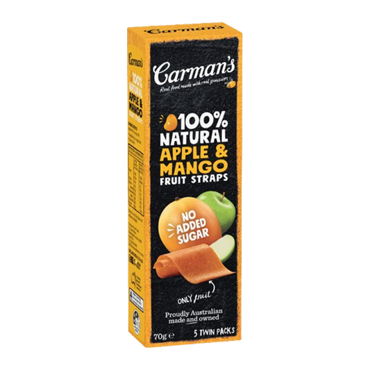 Carman's Apple & Mango Fruit Straps 70g
