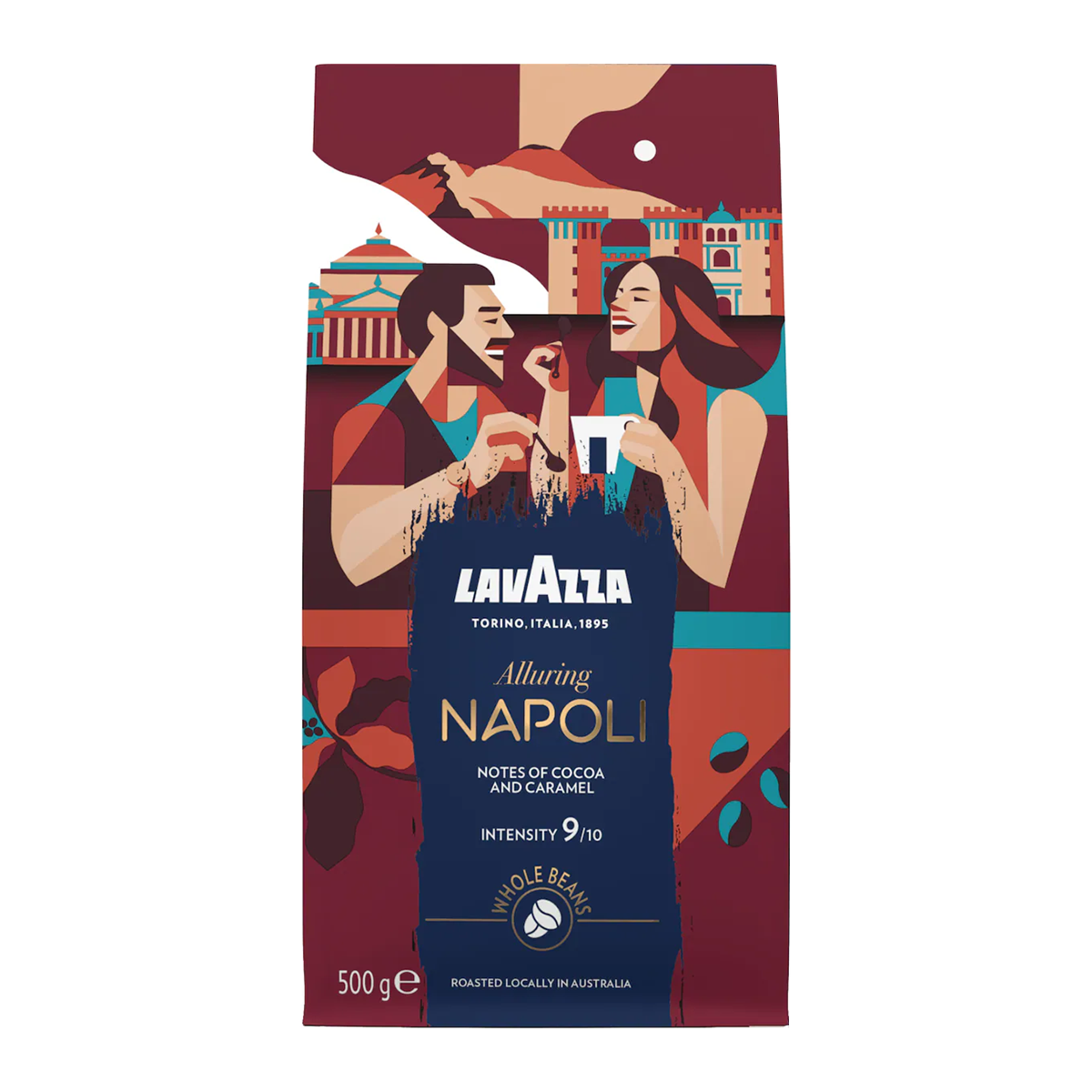 Lavazza Tales of Italy Napoli Whole Beans Coffee 500g