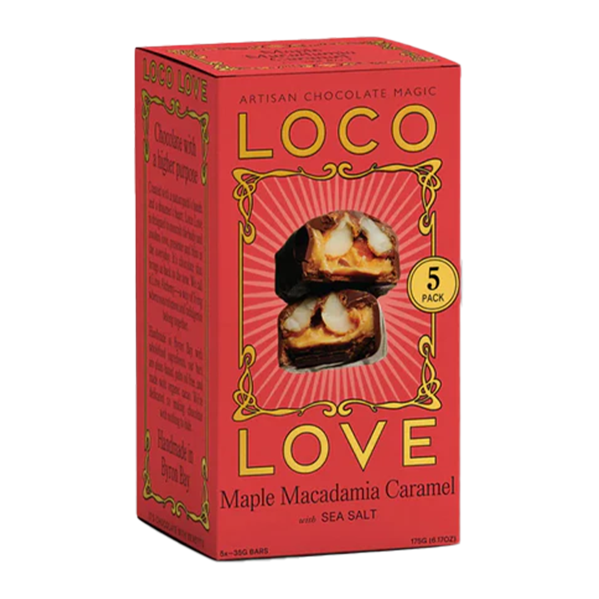 Loco Love Maple Macadamia Caramel x5 175g