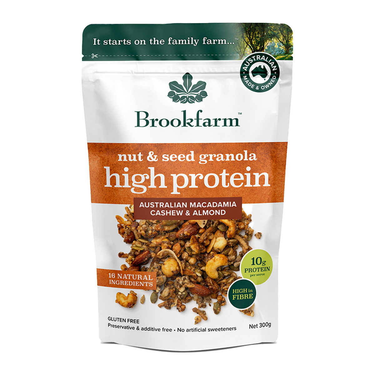 Brookfarm High Protein Granola 300g