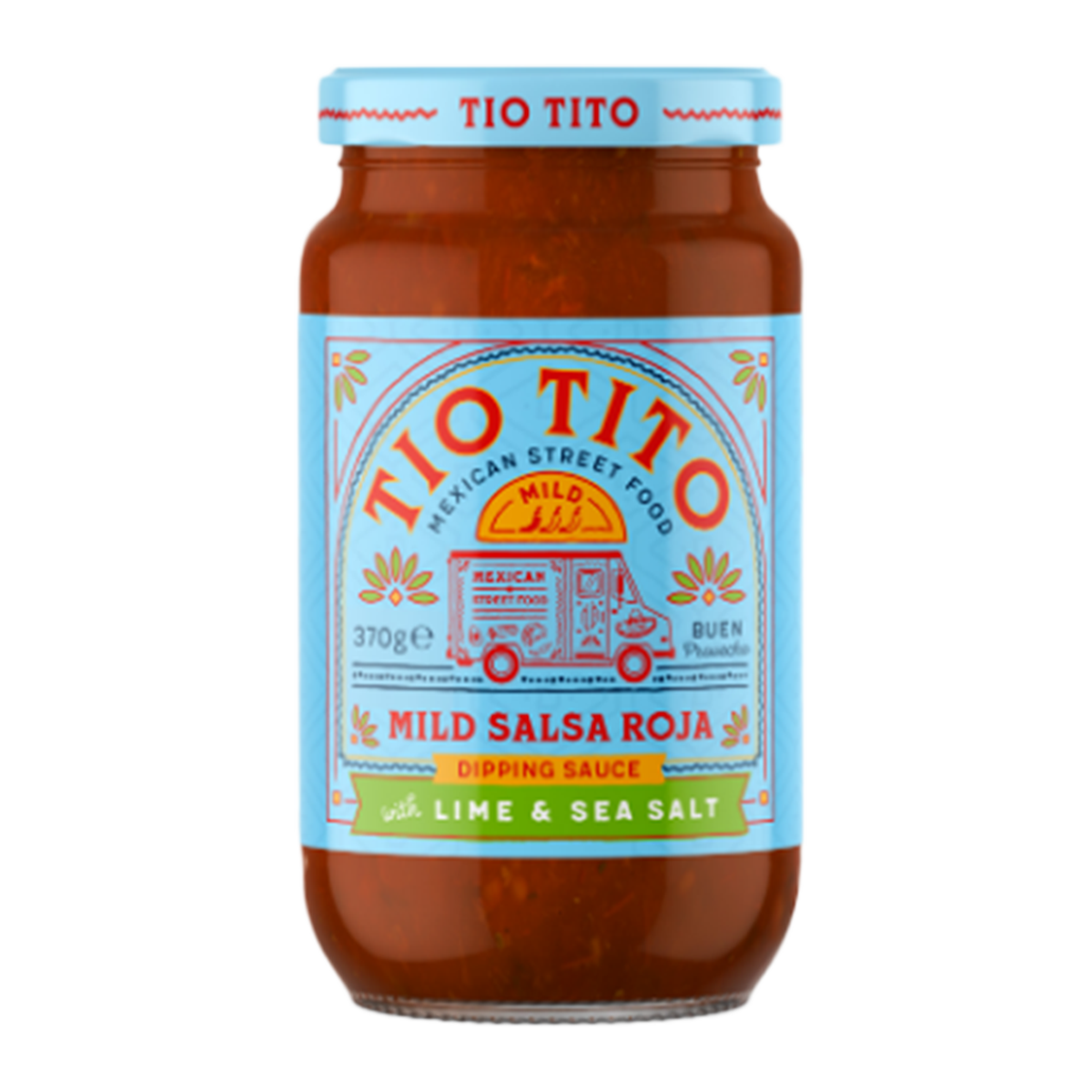 Tio Tito Mild Salsa Roja with Lime & Sea Salt 370g