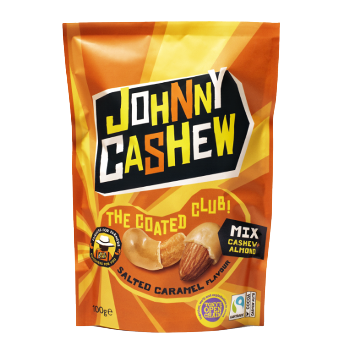 Johnny Cashew The Coated Club Salted Caramel 100g