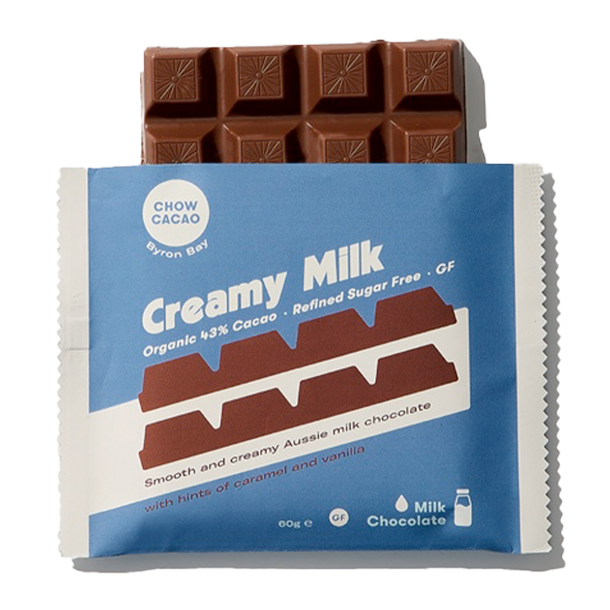 Chow Cacao Creamy Milk Chocolate 60g