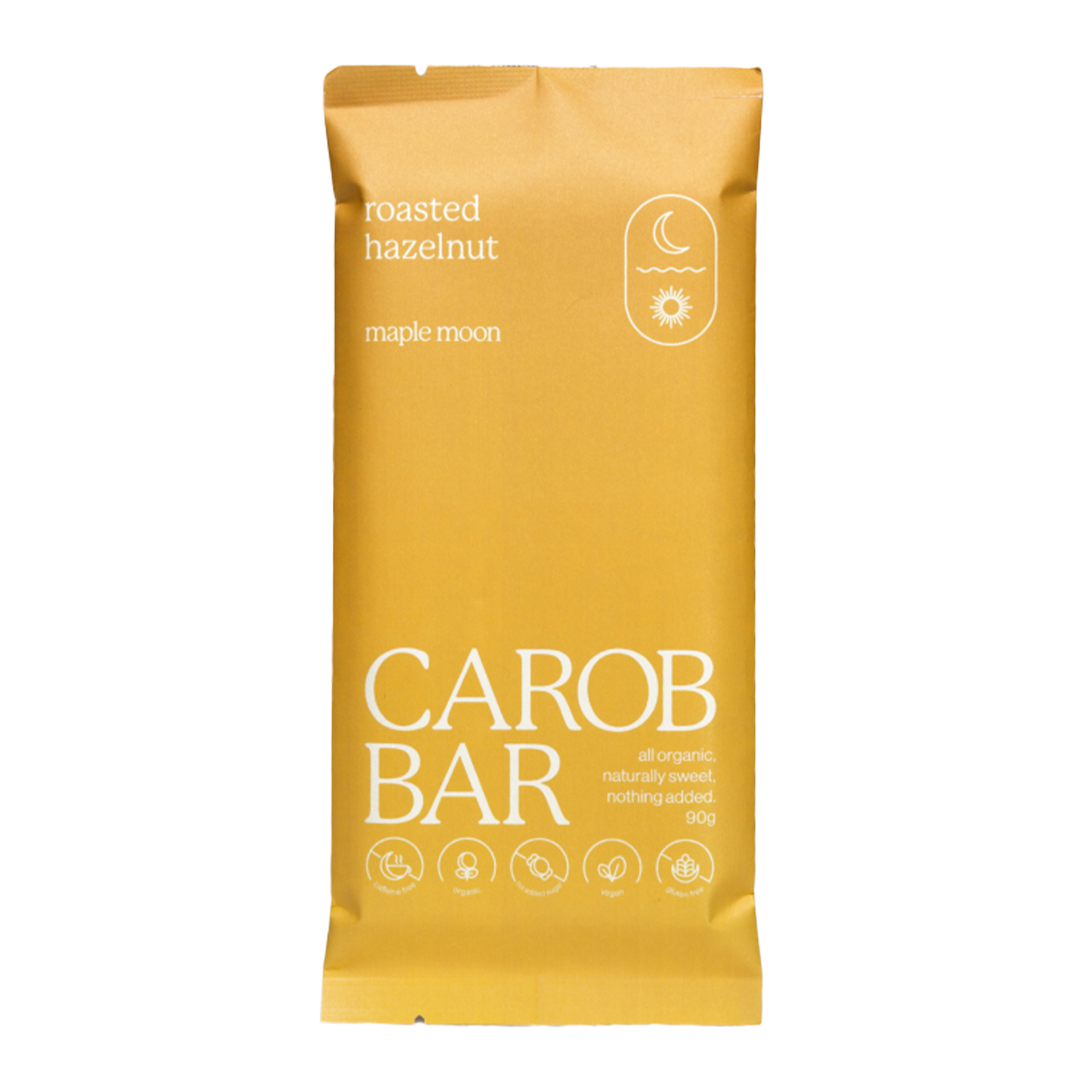 Maple Moon Carob Bar Roasted Hazelnut 90g
