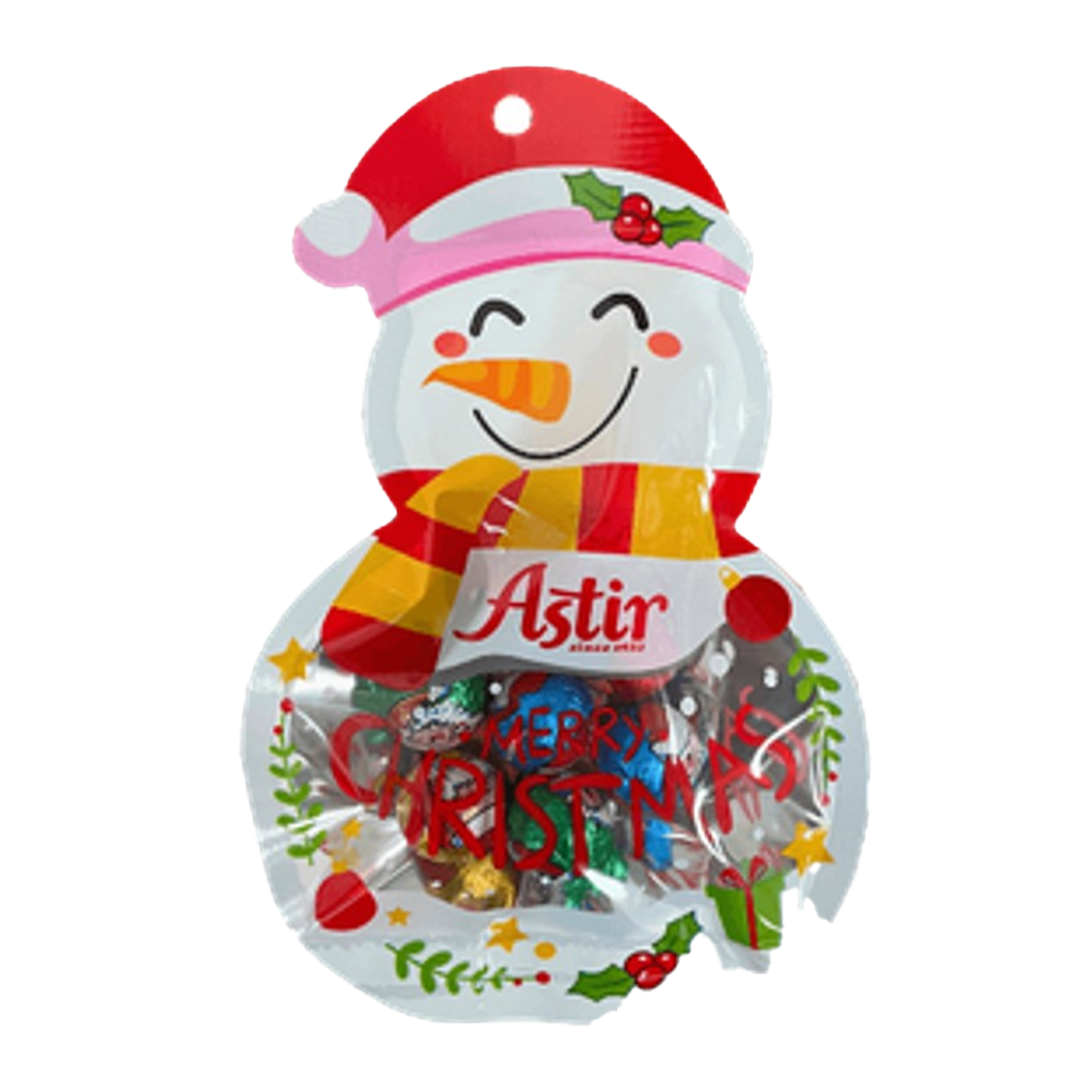 Astir Chocolate Snowman Bag 50g