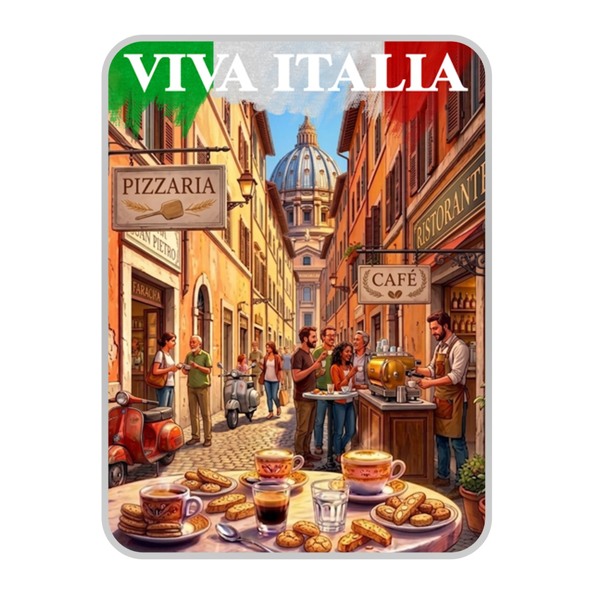 Italia in Scatola Coffee Cookies Viva Italia 300g