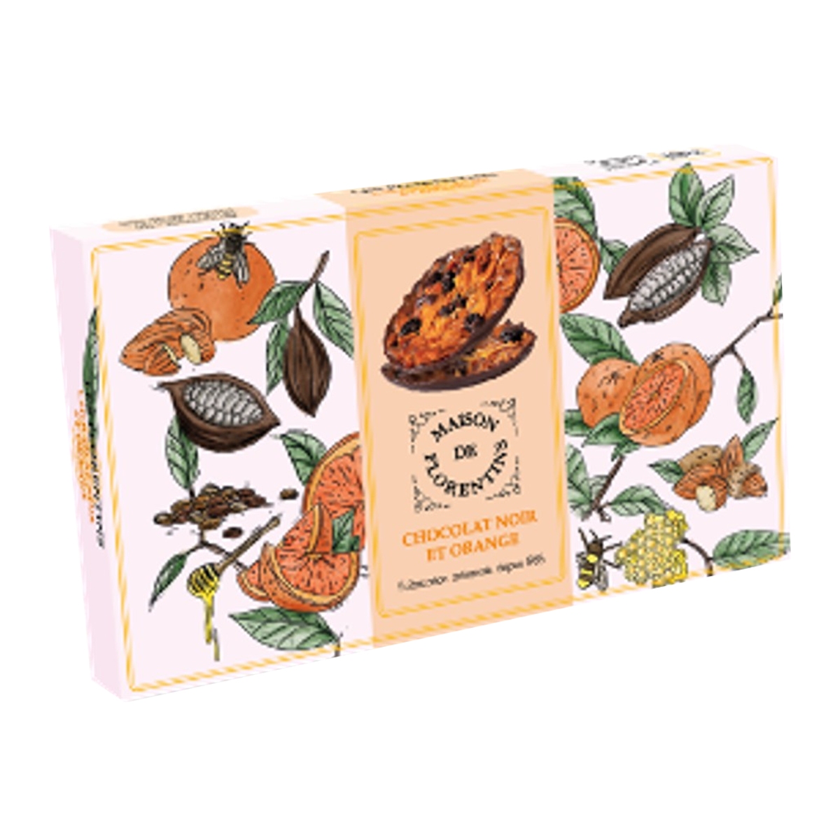 Maison De Florent Dark Chocolate Orange Florentines 100g
