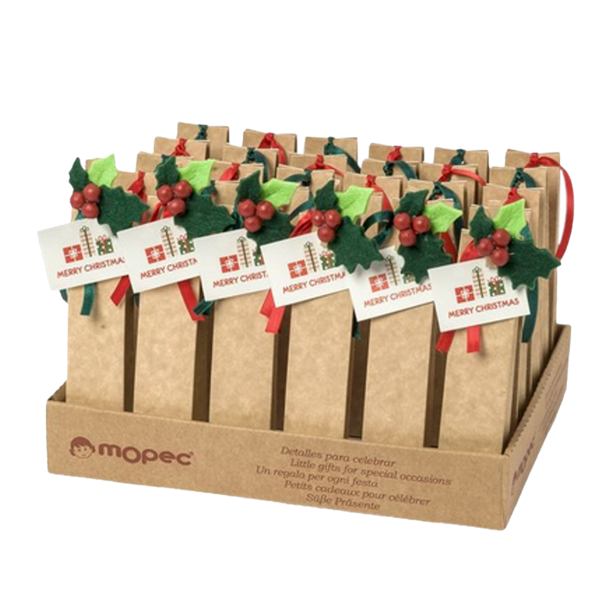 Mopec Christmas Holly Basket 13g