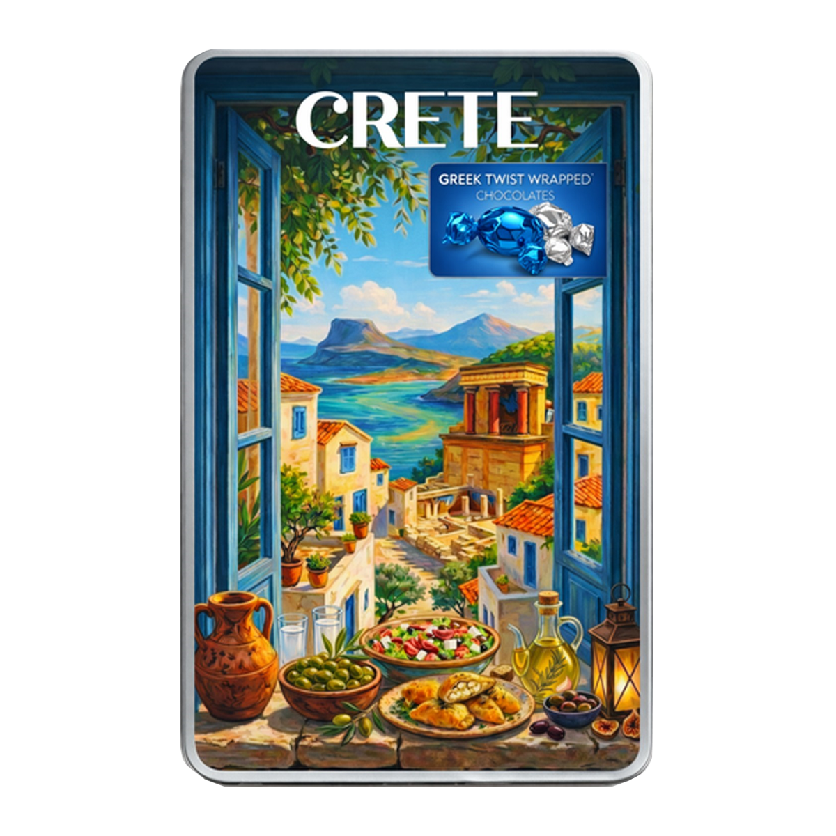 Odyssey Delights Chocolate Greek Twist Wrapped Crete 250g