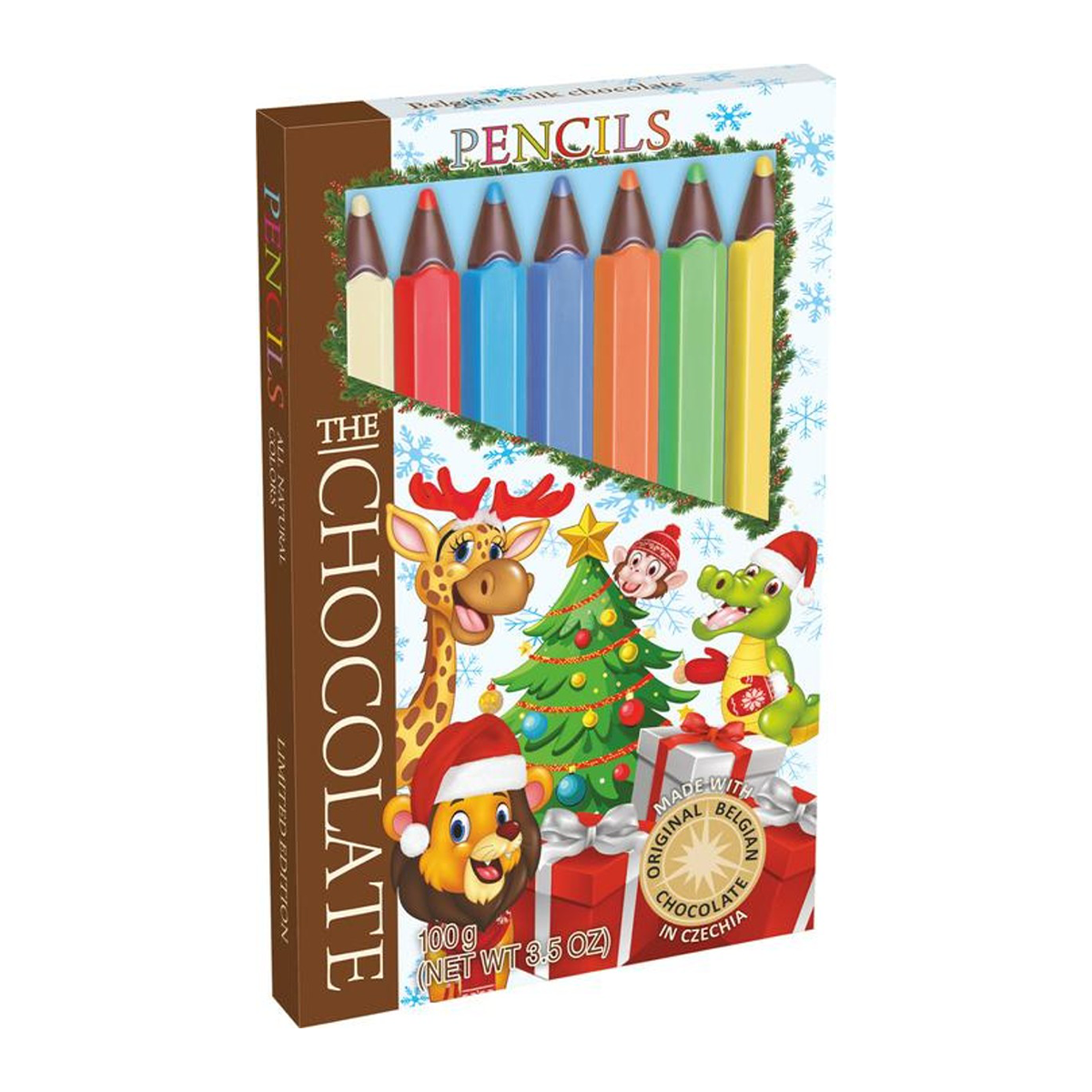 Cokolada Christmas Chocolate Crayon 100g