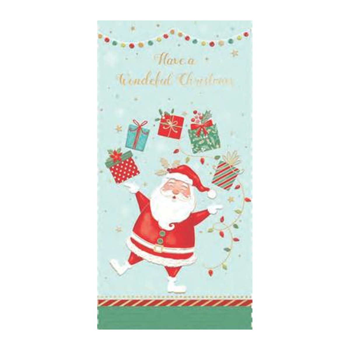 Fantasy Chocolate Glitter Santa 100g