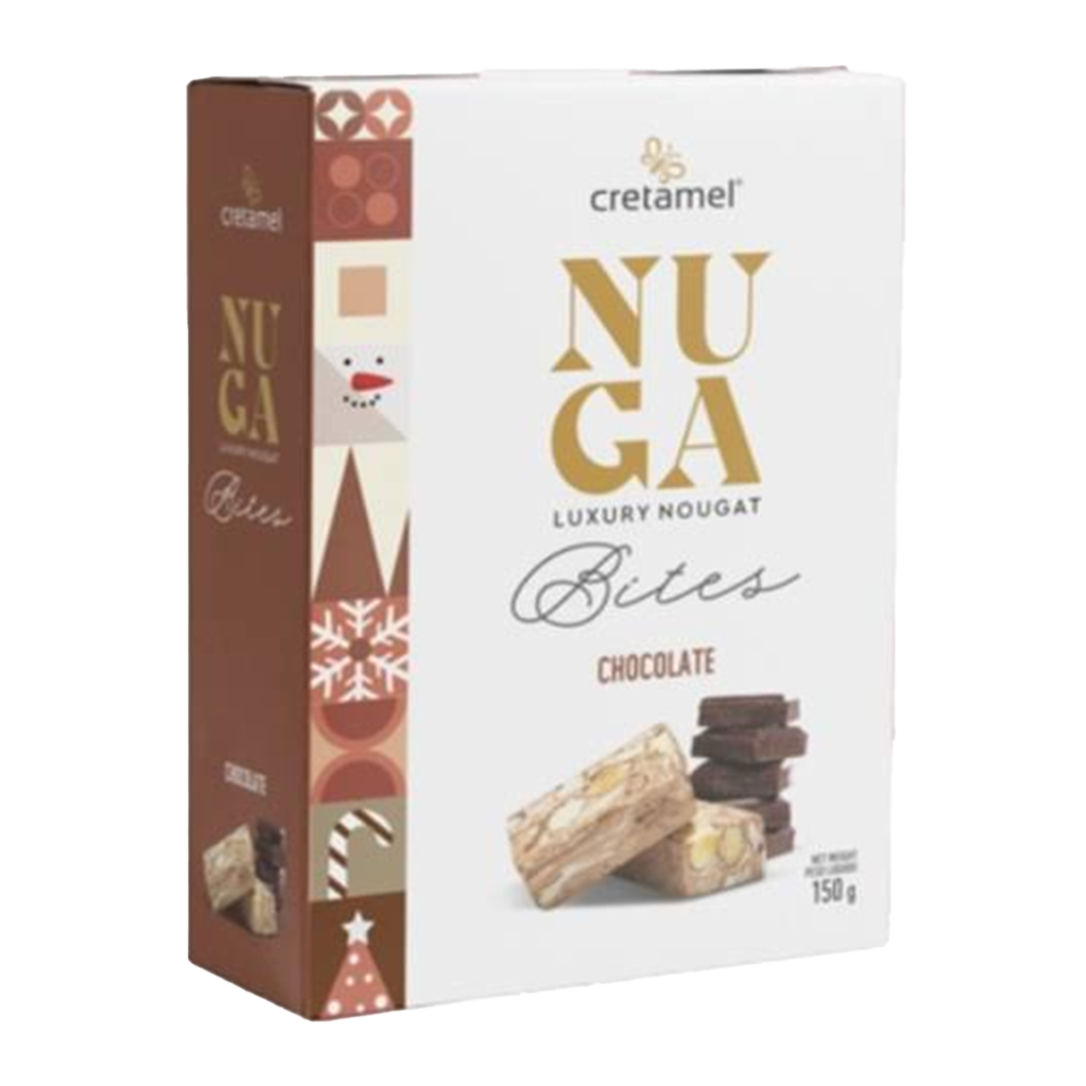 Cretamel Nougat Bites Chocolate 150g