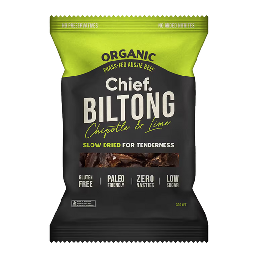 Chief Beef Biltong Chipotle and Lime 30g
