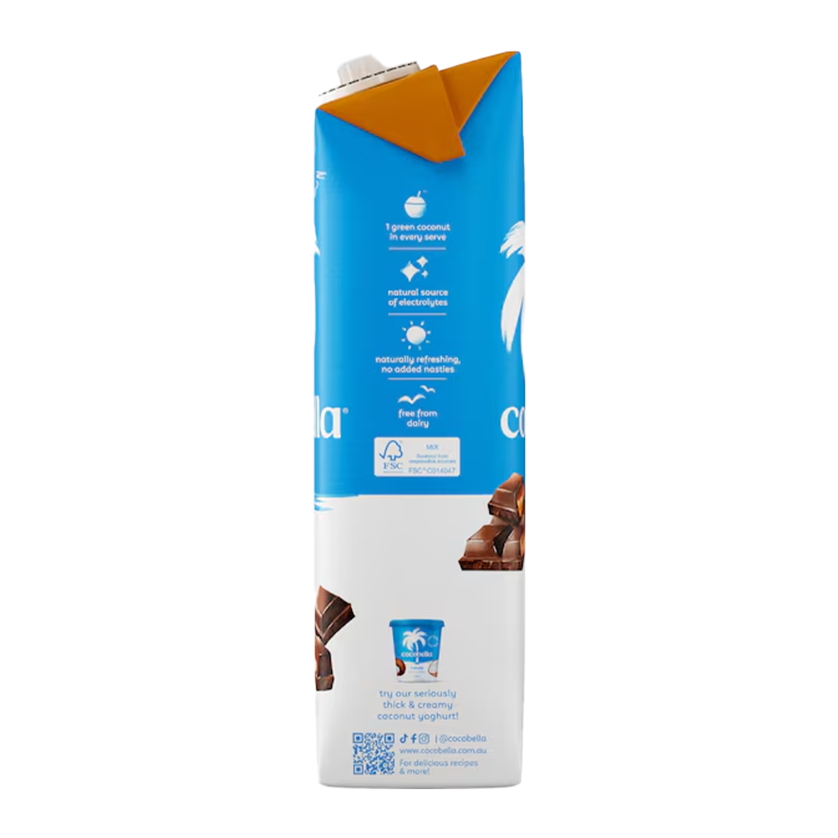 Cocobella Choc Caramel Coconut Water 1L
