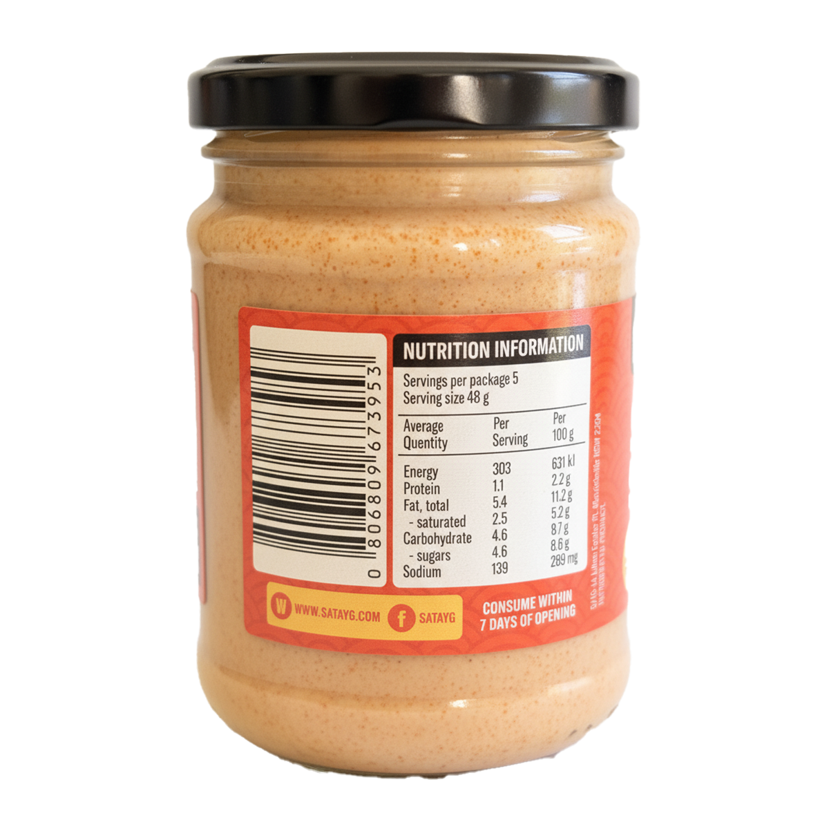 Satay G Satay Sauce 240g