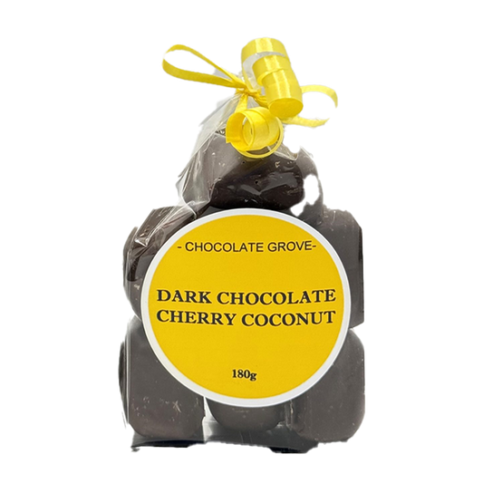 Chocolate Grove Dark Chocolate Cherry Coconut 180g