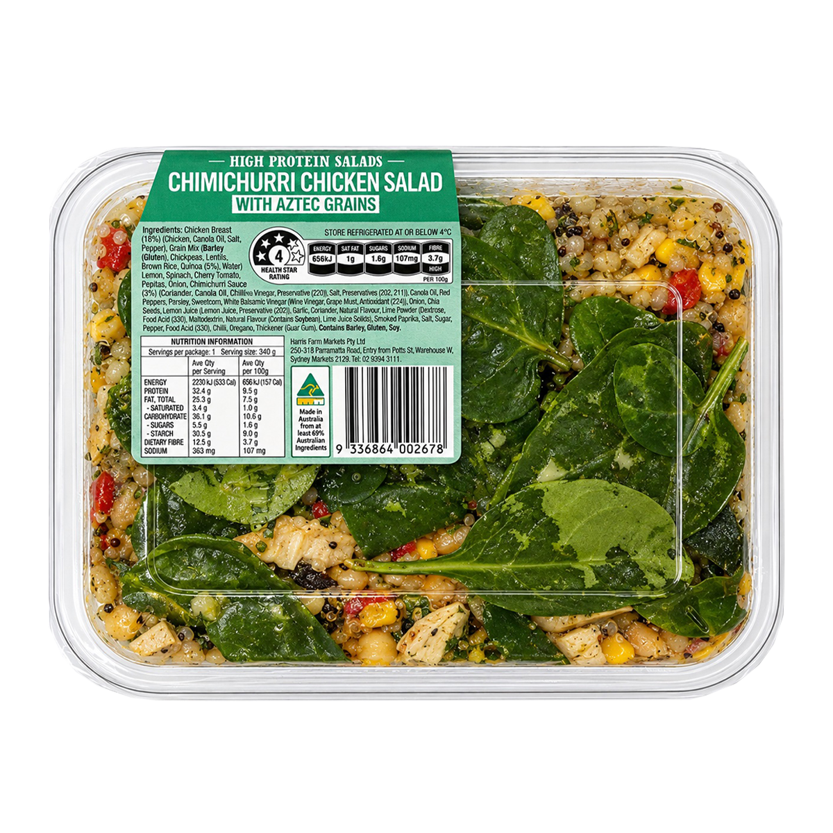 Harris Farm Chimichurri Chicken Salad 340g