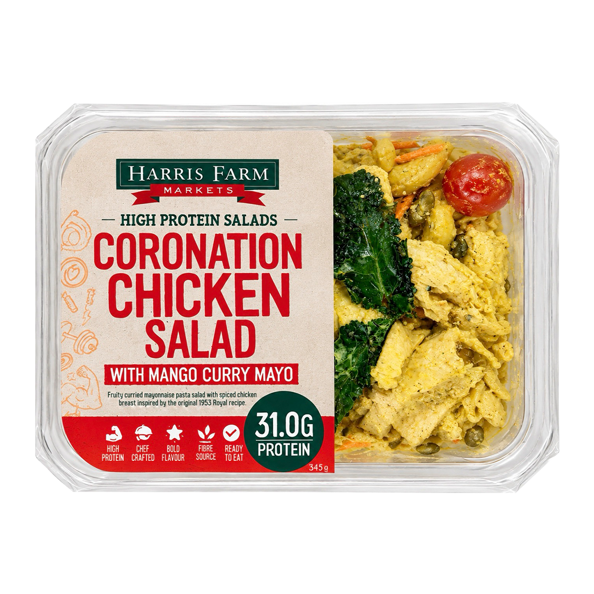 Harris Farm Coronation Chicken Salad 345g