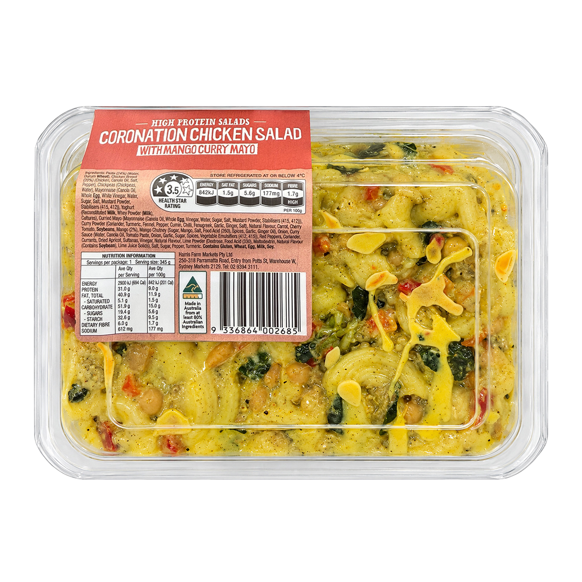 Harris Farm Coronation Chicken Salad 345g
