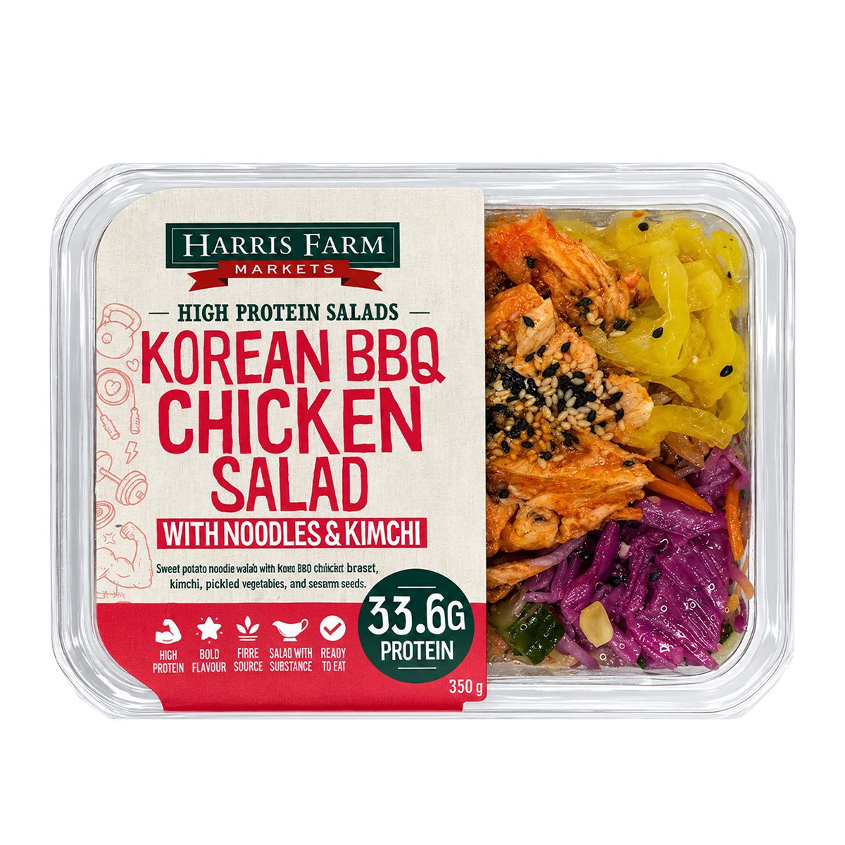 Harris Farm Korean BBQ Chicken Salad 350g