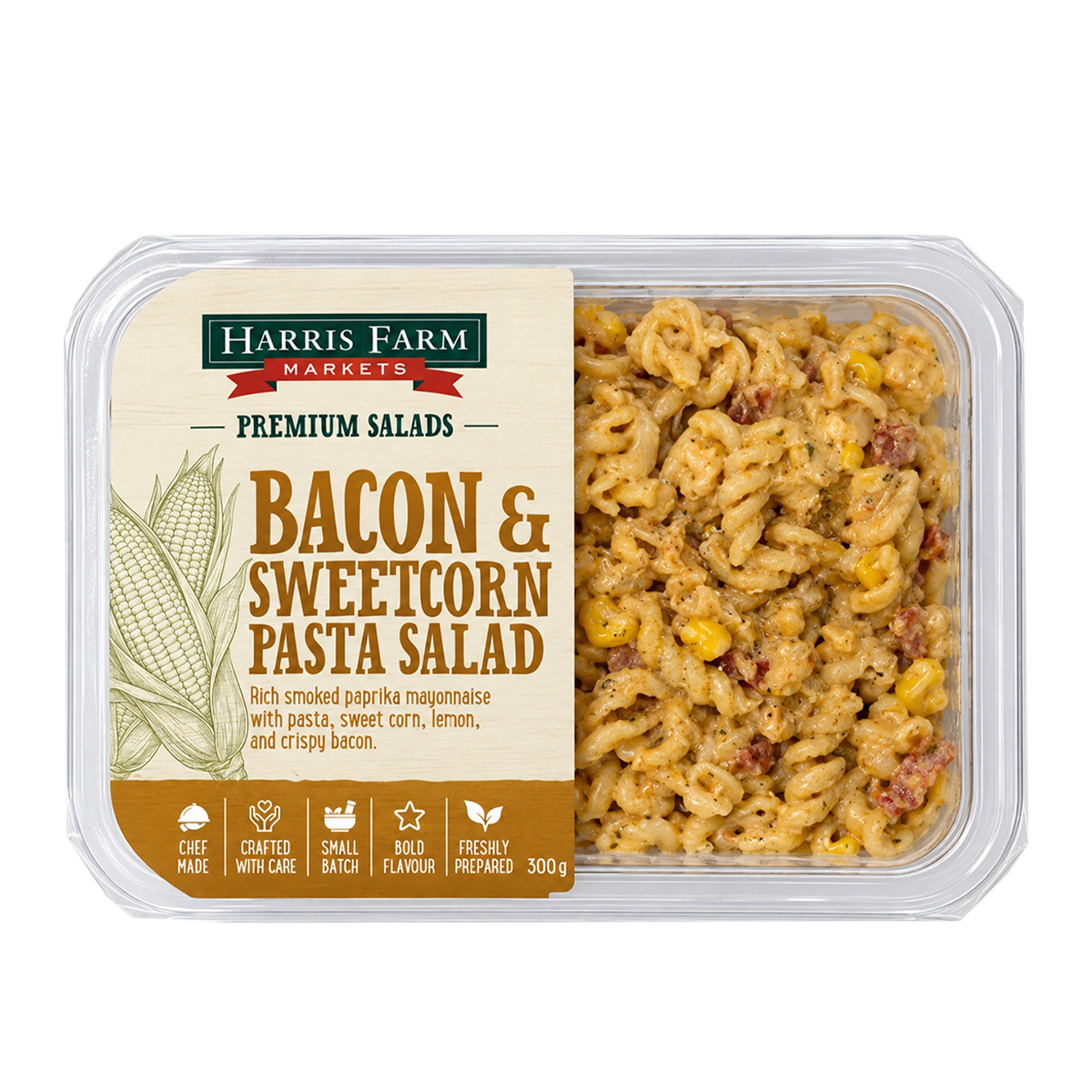 Harris Farm Bacon Sweet Corn Pasta 300g
