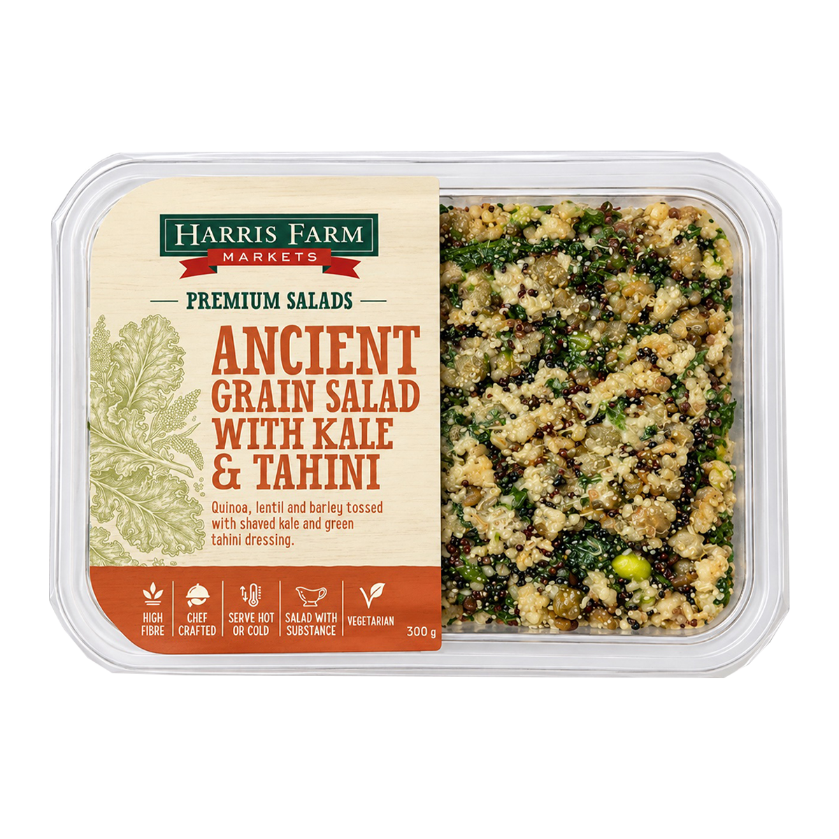 Harris Farm Kale Tahini Grain Salad 300g