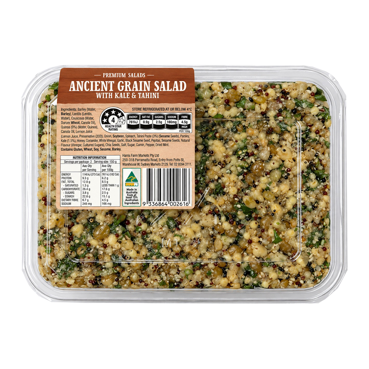 Harris Farm Kale Tahini Grain Salad 300g