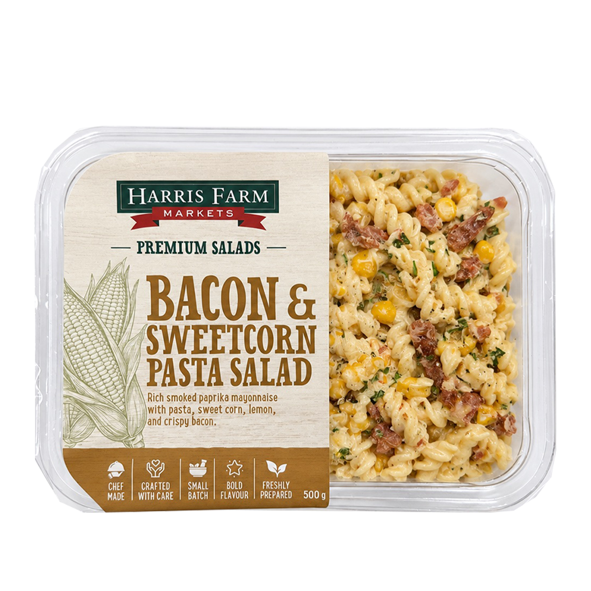 Harris Farm Bacon Sweet Corn Pasta 500g
