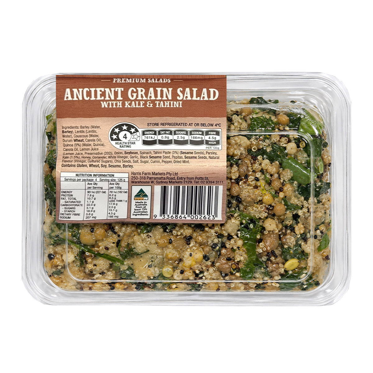 Harris Farm Kale Tahini Grain Salad 500g