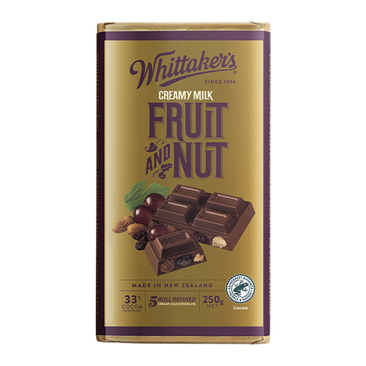 Whittakers Fruit and Nut Chocolate 250g