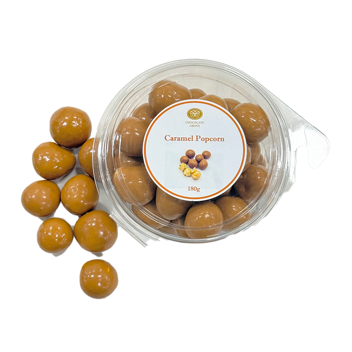 Chocolate Grove Milk Chocolate Caramel Popcorn 180g