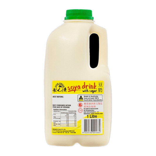 Evergreen Foods Soy Milk with Sugar 1L