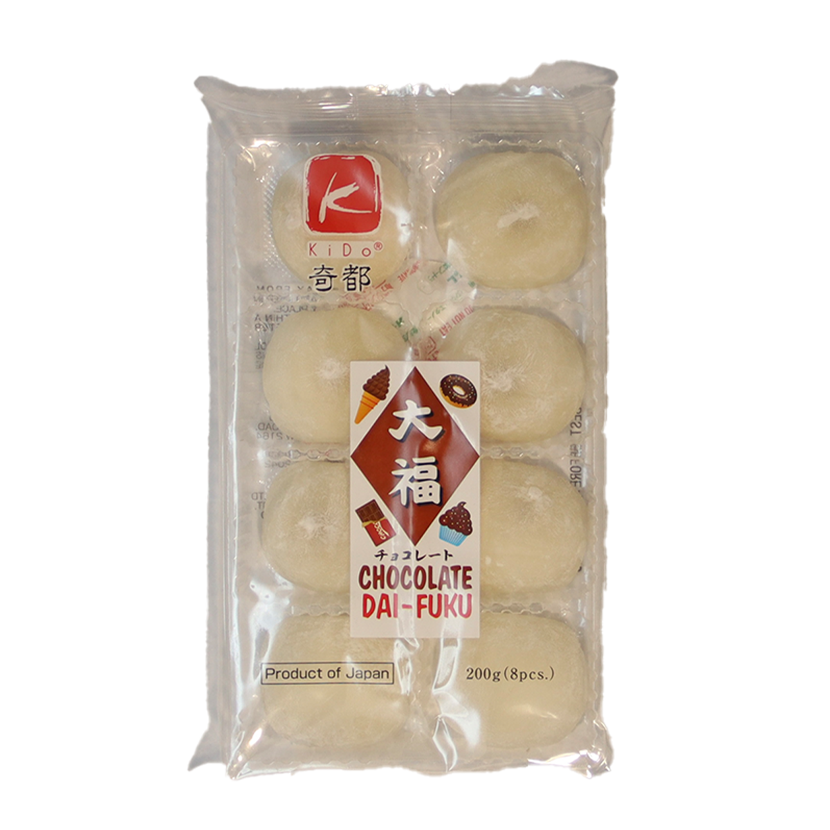 Kido Chocolate Daifuku Rice Cake 200g