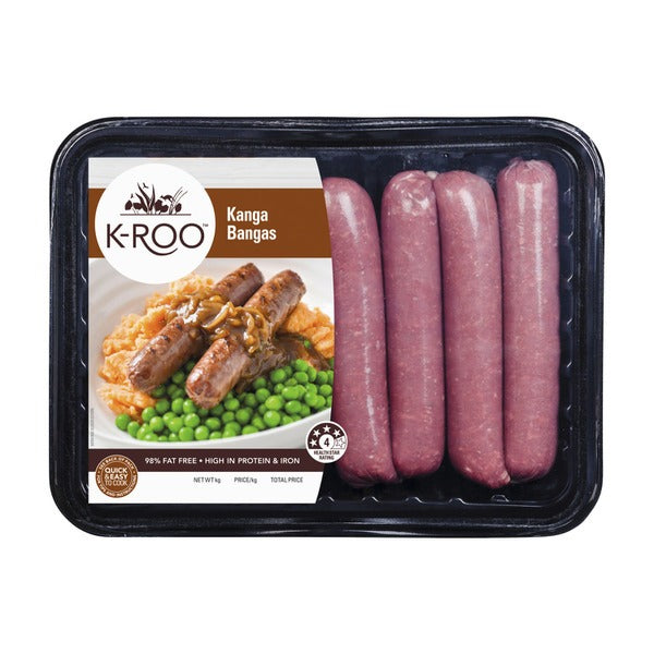 Kangaroo Roo Target K-Roo Kangaroo Sausages 500g – Harris Farm Markets